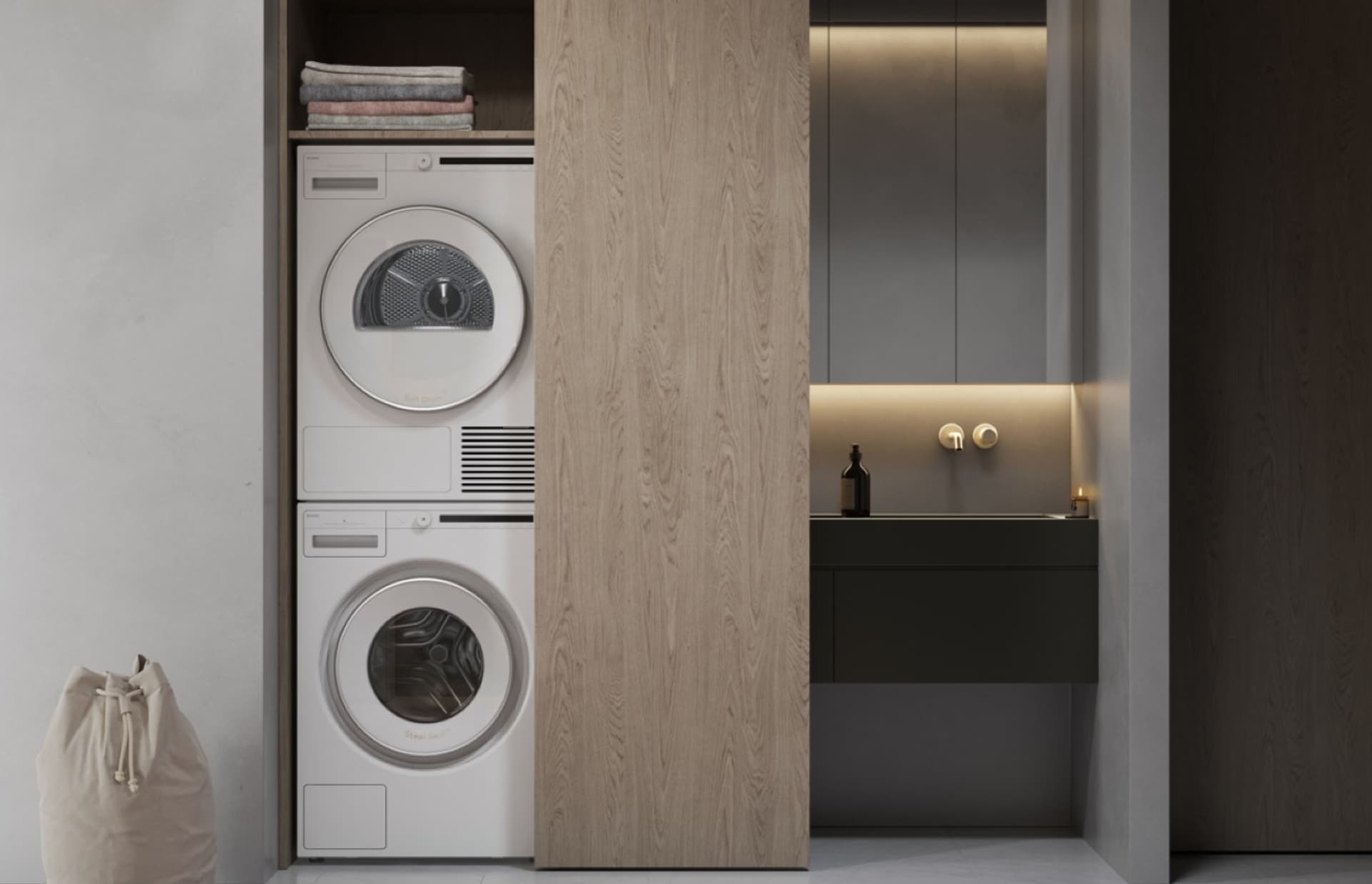High-end apartment renovation with quality benchtops and fixtures in Sydney