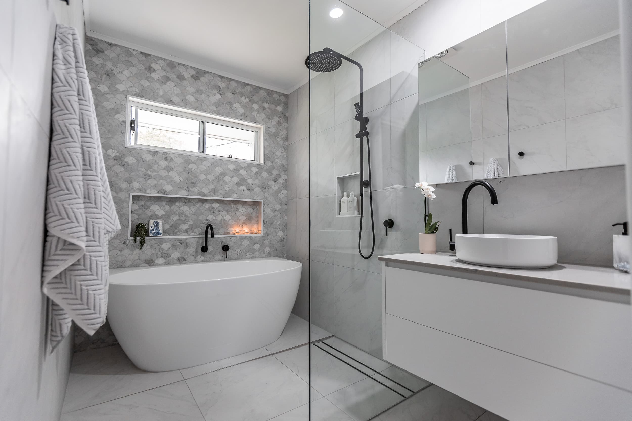 Spa-inspired bathroom renovation in Sydney home by Artistic Bathroom & Kitchen Renovations - Project NaN
