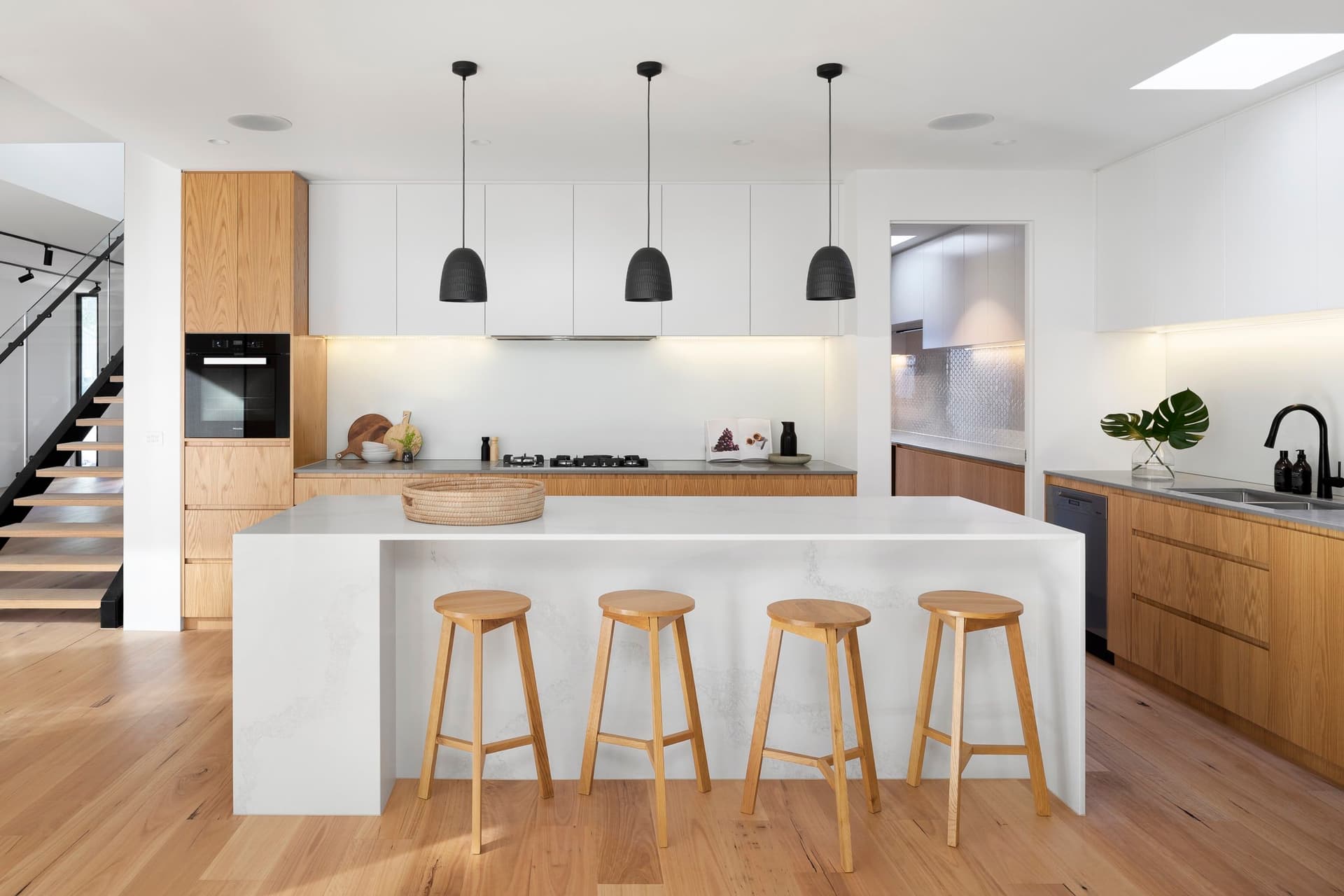 Modern kitchen renovation in Sydney featuring premium benchtops and quality cabinetry